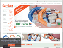 Tablet Screenshot of garrisondental.net